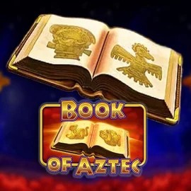 Logo of Book of Aztec from Amatic Industries at Speedz Casino