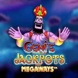 Logo of Genie Jackpots Megaways from Blueprint Gaming at Speedz Casino