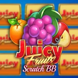 Juicy Fruits Scratch BB slot logo by Barbara Bang at Speedz CasinoJuicy Fruits Scratch BB