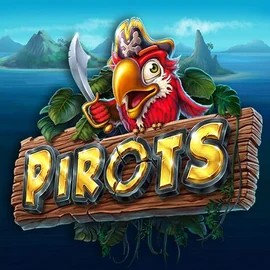 Pirots slot logo by ELK Studios at Speedz CasinoPirots