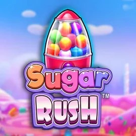 Sugar Rush slot logo by Pragmatic Play at Speedz CasinoSugar Rush